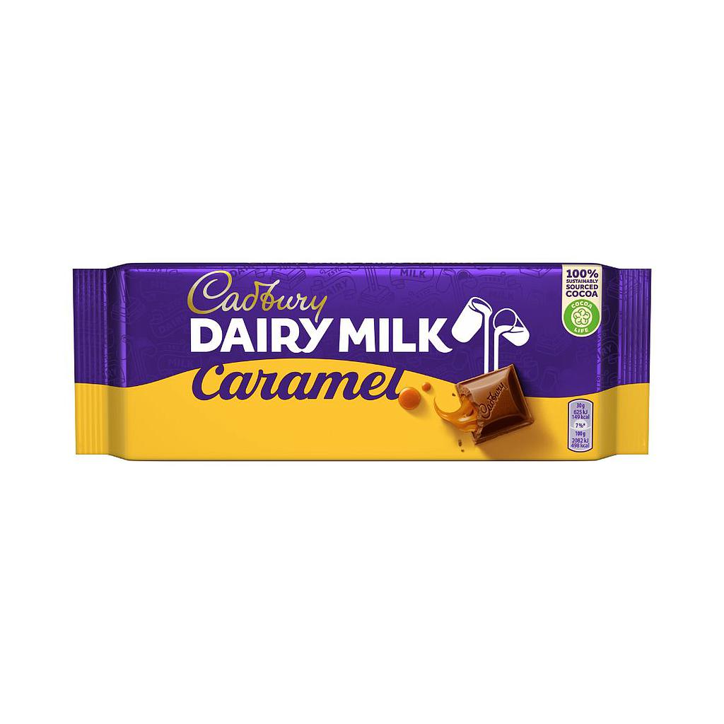 CHOCOLATE CADBURY DAIRY MILK CARAMELO 180 GRAMOS