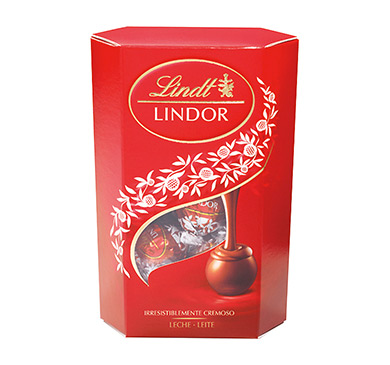 BOMBONERA LINDT LINDOR LECHE 200 GRAMOS