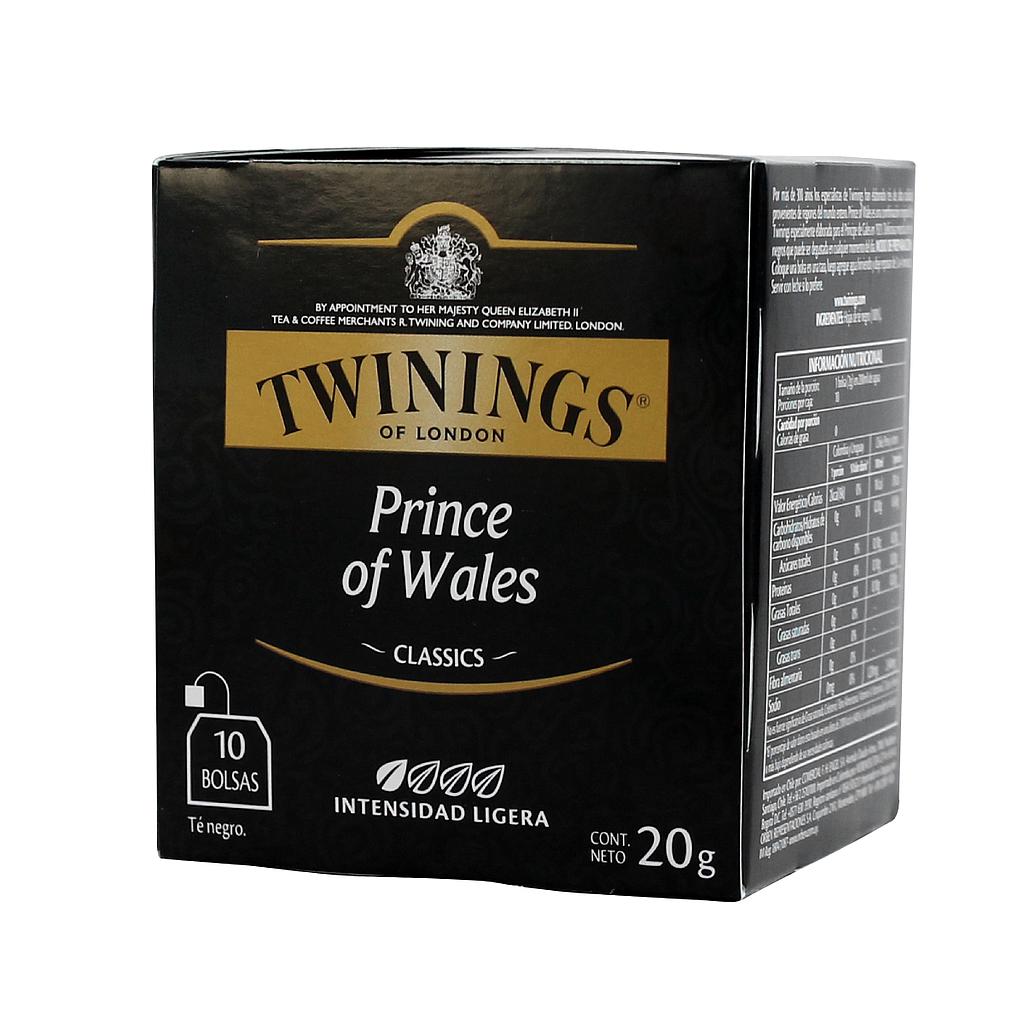 TE TWININGS PRINCE OF WALES 10 SOBRES